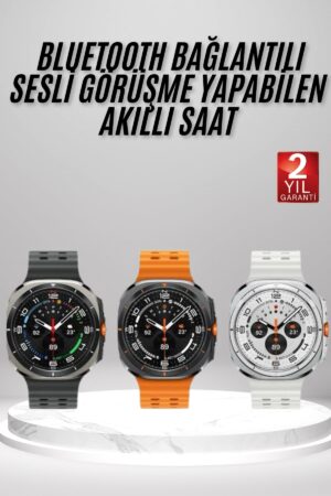 Akıllı Saat Amoled Ekran Bluetooth Bağlantılı Sağlık Takibi GPS Uyumlu - Lisinya