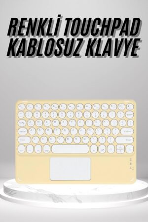 Touchpad Uyumlu Bluetooth Klavye Slim Kablosuz Wifi Q Klavye - Lisinya