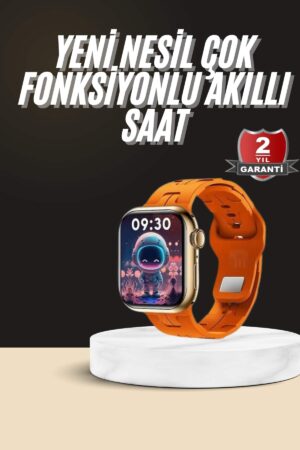Akıllı Saat Android ve İOS Uyumlu Plastik Kordon Yeni Nesil - Lisinya