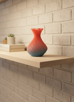 Romantik Kalp Figürlü Süslük Vazo Modern Tasarım 15 cm - Lisinya