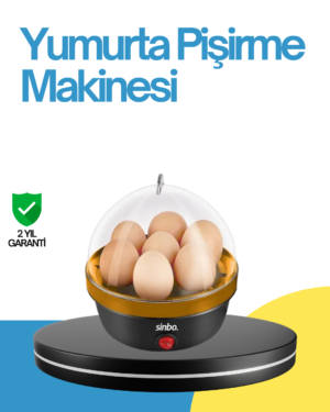 7 Yumurta Kapasiteli Yumurta Pişirme Makinesi Rafadan Orta ve Katı - Lisinya