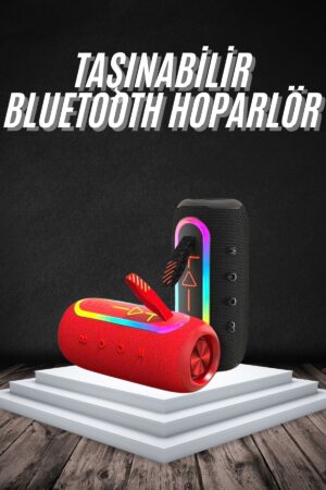 Bluetooth Hoparlör USB Şarjlı Uzun Pil Ömrü Android ve İOS Uyumlu Renkli - Lisinya