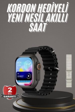 2025 Model Akıllı Saat Çift Kordon Ios Ve Android Arama Cevaplama Sesli Asistan - Lisinya