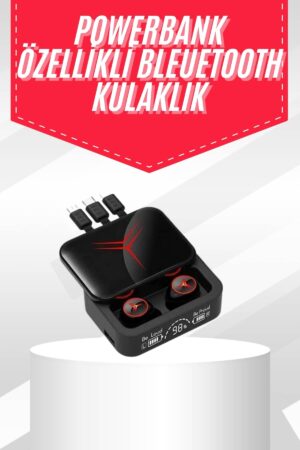 Tws Powerbank Kutulu Dijital Göstergeli Bluetooth Kulaklık Kablosuz Kulakiçi Kulaklık - Lisinya
