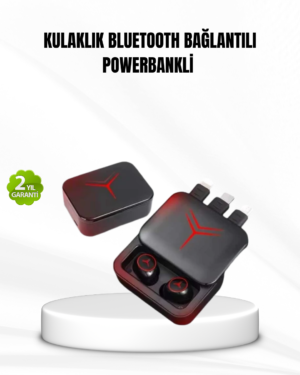 Bluetooth Powerbank Kulaklık – Kablosuz, Uzun Pil Ömrü, Dokunmatik ve Yüksek Ses Kalitesi - Lisinya