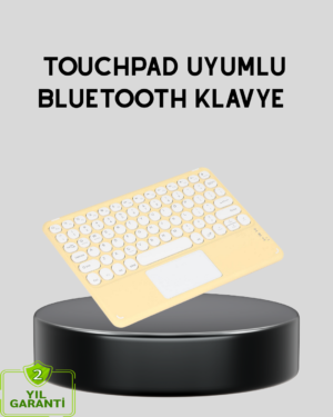 Bluetooth Kablosuz Klavye – İnce Slim Model, Tablet ve Akıllı TV Uyumlu, Sessiz Tuşlu Taşınabilir Klavye - Lisinya