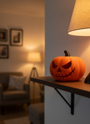 Halloween Balkabağı Dekor 23×15 cm Cadılar Bayramı Biblo Süs Objeleri - Lisinya