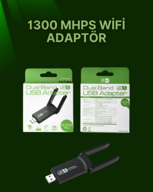 USB 3.0 Wireless Adaptör – 2.4GHz & 5GHz Destekli - Lisinya