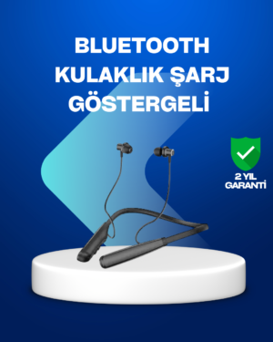 Boyun Askılı Kablosuz Bluetooth Kulaklık – Aktif Gürültü Önleme, LCD Ekranlı - Lisinya