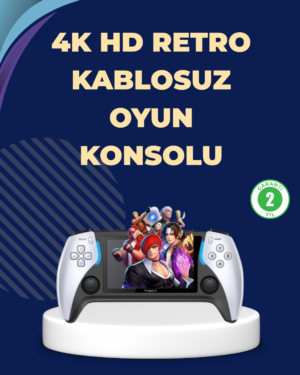 Kompakt ve Hafif Retro Oyun Konsolu 1000 Klasik Oyun Dahil - Lisinya