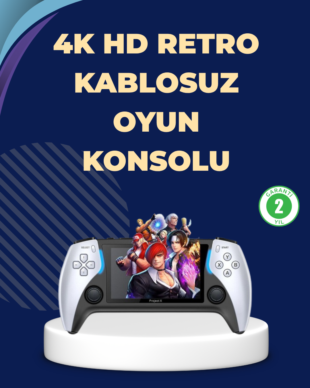 Kompakt ve Hafif Retro Oyun Konsolu 1000 Klasik Oyun Dahil - Lisinya