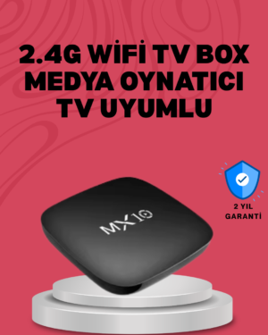 4K UHD Android Medya Oynatıcı 8 GB Hafıza 2 GB RAM Wi-Fi Destekli - Lisinya