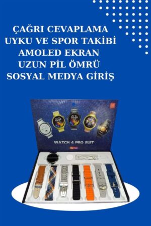 2025 Model Akıllı Saat ve 2.Nesil TWS Bluetooth Kulaklık Yüksek Ses Kaliteli - Lisinya