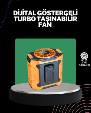USB Şarjlı Kompakt El ve Boyun Fanı Çok Fonksiyonlu - Lisinya