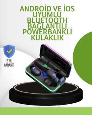 Oyun Modlu E10 Bluetooth Kulaklık Powerbank ve LED Ekranlı - Lisinya