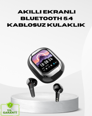 Akıllı Ekranlı Kablosuz Kulaklık – Gürültü Engelleme ve HD Ses Deneyimi - Lisinya