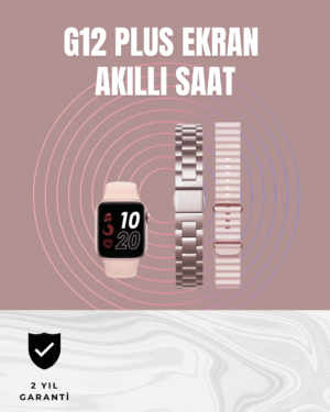 Titreşimli Bildirimli Akıllı Saat – Nabız, GPS, Spor Modları, Telefon Eşleştirme Özellikli - Lisinya