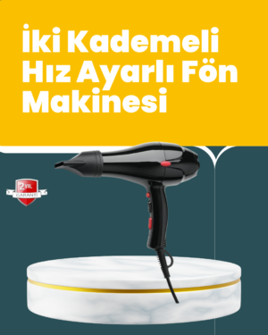 Tüm Saç Tipleri İçin 2200W Güçlü Fön Makinesi - Lisinya