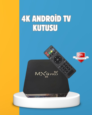 Android TV Box 4K – 2GB RAM 16GB ROM, Kablosuz Wi-Fi Medya Oynatıcı - Lisinya