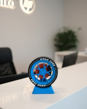 Modern Ofis Dekoru Jant Görünümlü Masa Üstü Aksesuar - Lisinya