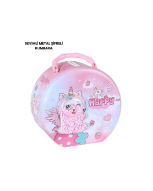 ŞİFRELİ KUMBARA PEMBE - Lisinya