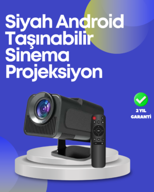 HDMI, USB ve Kulaklık Girişli Çoklu Bağlantı Seçenekli Projektör - Lisinya