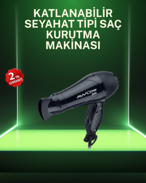 Kompakt Katlanabilir Saç Kurutma Makinesi Ev ve Seyahat Uyumlu - Lisinya