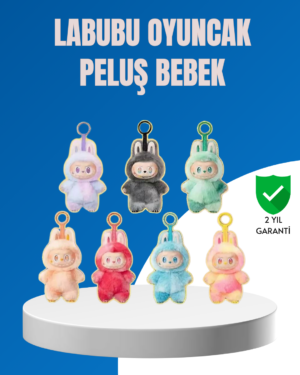 Dekoratif Labubu Karakter Figürü – Kaliteli Peluş Malzeme - Lisinya
