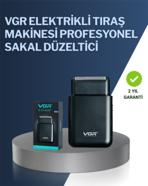 5 W Güçlü USB Şarjlı Sakal Şekillendirici – İki Başlıklı, Su Geçirmez Tasarım - Lisinya