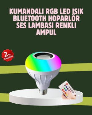 Hoparlörlü LED Ampul – Ev ve Ofis İçin Akıllı Aydınlatma Çözümü - Lisinya