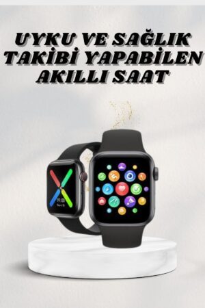Akıllı Saat Wireless Şarj Yüksek Çözünürlüklü Müzik Dinleme Sesli Cevaplama - Lisinya