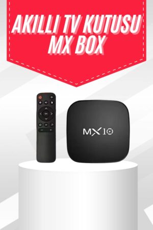 Mx Box Android Tv Media Sound 4K Ultra HD Görüntü Kaliteli - Lisinya
