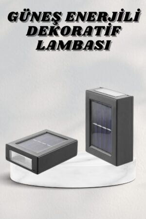 Bahçe Aydınlatması Solar Güneş Enerjili Dekoratik Led Işıklı Lamba - Lisinya