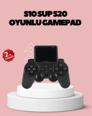 HDMI TV Bağlantılı Orijinal S10 Gamepad 520 Oyunlu 2025 Seri Oyun Konsolu - Lisinya