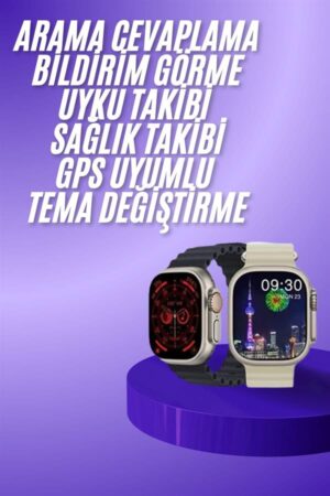 Akıllı Saat Bluetooth Bağlantılı Uyku ve Sağlık Takibi - Lisinya