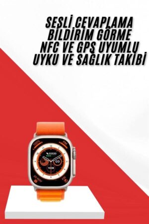 Akıllı Saat GPS Özelliği Bildirim Görme Adımsayar Sesli Görüşme Yapabilen - Lisinya