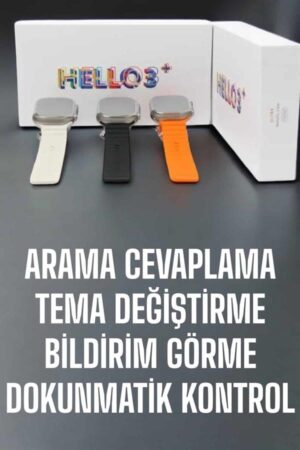Akıllı Saat Yeni Nesil Sesli Asistan Uyku ve Sağlık Takibi Adımsayar - Lisinya
