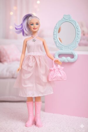 Moda Seti - Aksesuarlı 30 cm Bebek Seti (Lisinya)
