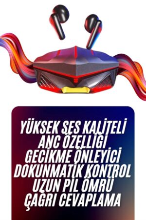 Bluetooth Kulaklık HD Ses Kaliteli Işıklı Metal Kasa Ios Android Uyumlu Mikrofonlu - Lisinya