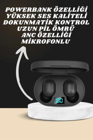 Dijital Göstergeli Kulaklık ve 7 Kordonlu Akıllı Saat Android ve İOS Uyumlu Uyku Takibi Sesli Görüşme - Lisinya