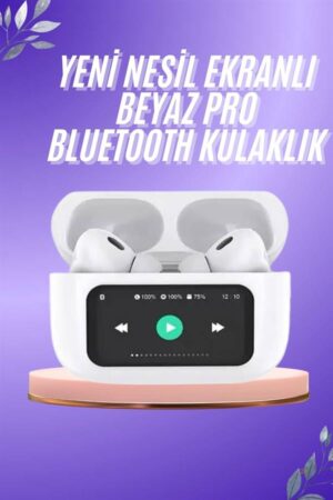 Dokunmatik Ekranlı ANC/ENC Yeni Nesil Pro Bluetooth Kulaklık Dokunmatik Ekran - Lisinya