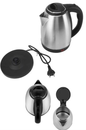 Elektrikli Paslanmaz Çelik Su Isıtcı Çelik Kettle 1.8 Lt. Uzun Ömürlü - Lisinya