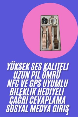 Genç Kızlara Özel Akıllı Saat 41 mm Çağrı Cevaplayabilen NFC ve GPS Uyumlu - Lisinya