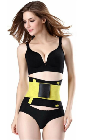 Hot Belt Termal Sauna Kemer Unisex Terletme Korsesi (sarı-siyah) ( Lisinya )