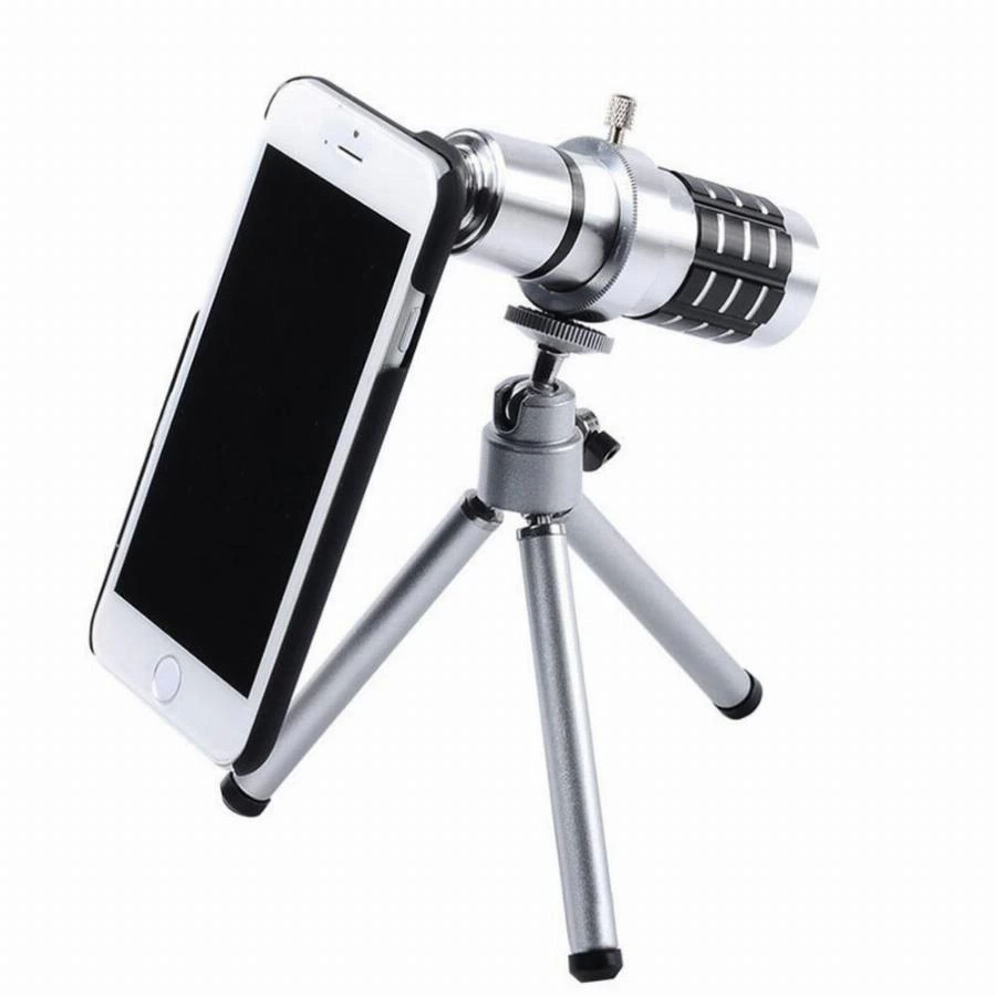 İphone5,5s,i̇phone4.4s Için Alüminyum 14x Optik Zoom Yakından Görüntü çekme Dürbün ( Lisinya )