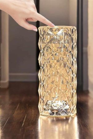 Kristal Dokunmatik Ve Kumandalı Masa Ve Gece lambası - Lisinya