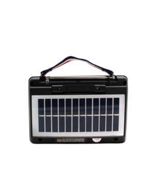 KTF-1428 Taşınabilir Güneş Enerjili Bluetooth Radyo Hoparlör – Şarjlı, Radyo, MP3, AUX Girişli - Lisinya