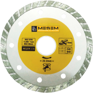 Meşem Granit Mermer Kesici Elmas Testere 180 Mm ( Lisinya )