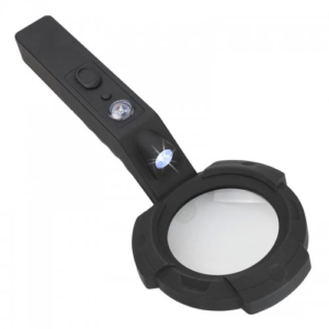 -7 Led Aydınlatma,fener,pusula,4x Büyütme Okuma Büyüteç Th-600557 ( Lisinya )