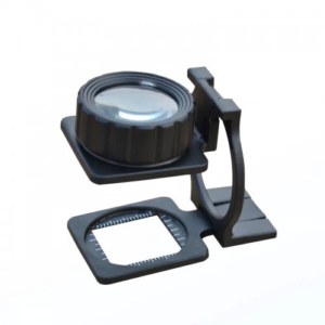 -Tekstilciler Için Kumaş Kontrolü Büyüteç,katlanan, Metal 15x Büyütme ( Lisinya )